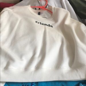 White friends sweater